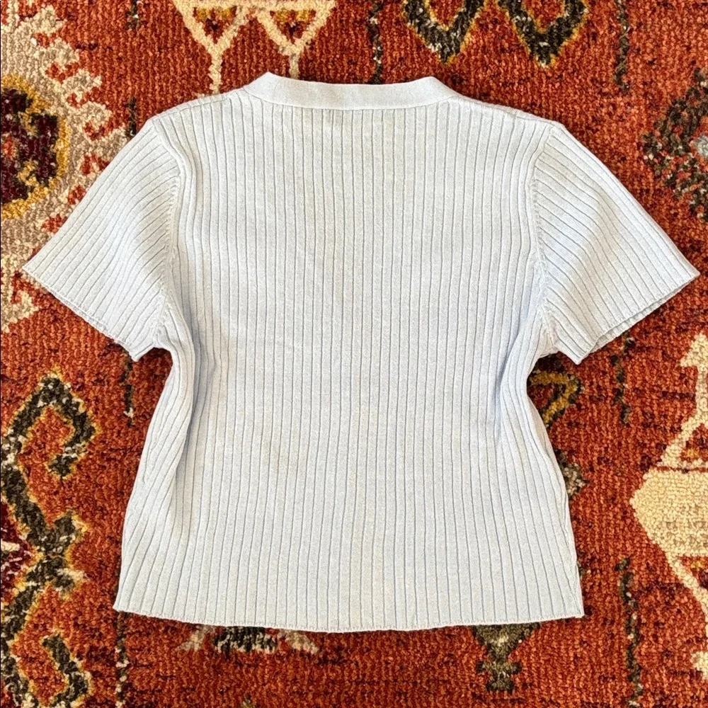 🪡👕NWOT Ribbed Button Down Cardigan Sz XL👕🪡 - Picture 5 of 6
